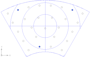 Pattern a 固定点配置図