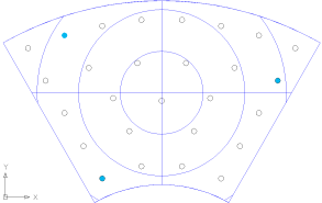 Pattern c 固定点配置図