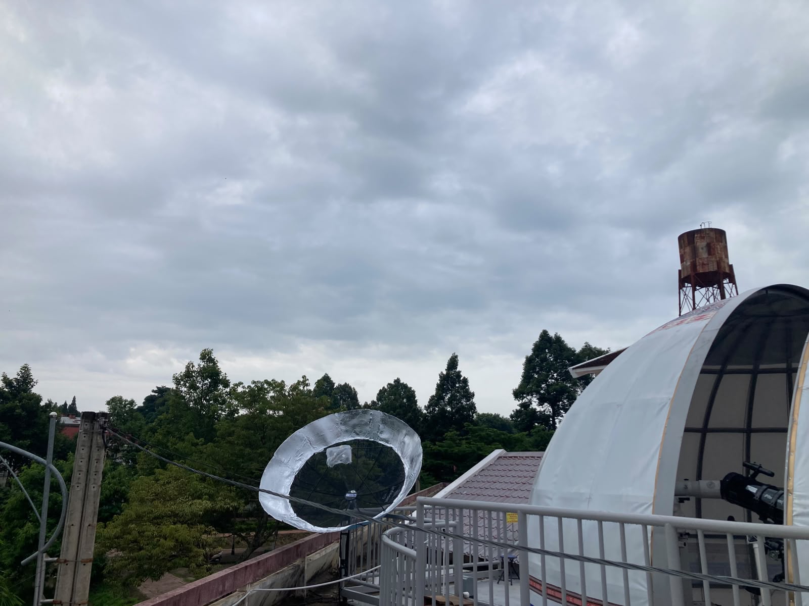 2025年10月 夜間の鏡の調整